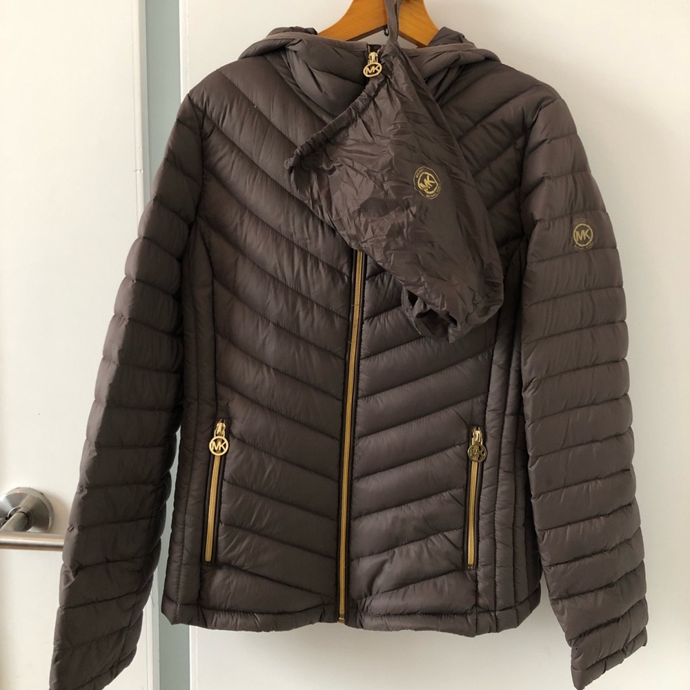Michael Kors packable down jacket